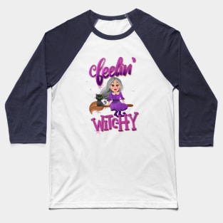 Feeling witchy halloween design Baseball T-Shirt